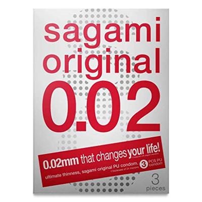 Sagami Original 0.02 - Ultradunne Latexvrije Condooms 3 stuks