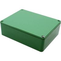 Hammond Electronics 1590BB2GR Universele behuizing 119 x 94 x 38 Aluminium spuitgietwerk Groen 1 stuk(s) - thumbnail