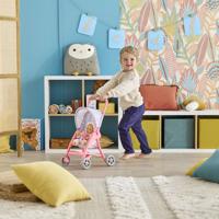 Kinderwagen Oursons voor pop - COROLLE rozen - thumbnail