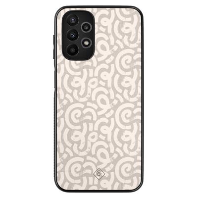 Samsung Galaxy A13 4G hoesje - Ivory abstraction