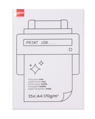 HEMA Papier mat 170 grams 25 vel