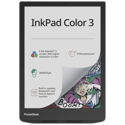 PocketBook InkPad Color 3 eBook-reader 19.8 cm (7.8 inch) Grijs PocketBook InkPad Color 3 eBook-reader 19.8 cm (7.8 inch) Grijs