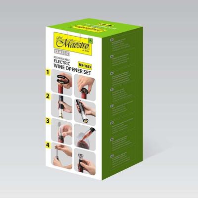 MAESTRO MR-1623 USB elektrische wijnkurkentrekker