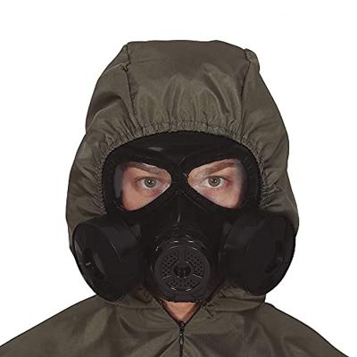 Plastic Gasmasker Zwart