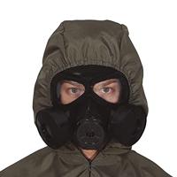 Plastic Gasmasker Zwart - thumbnail