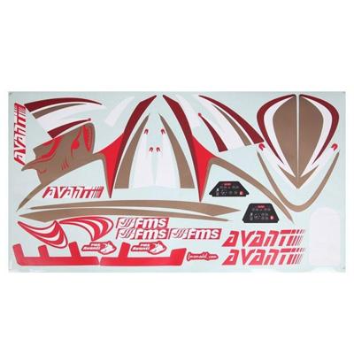 FMS - Avanti Decal Sheet (FMSPX113RED)