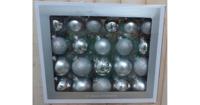 Kerstballen glas zilver 42 ballen - Warentuin mix - thumbnail