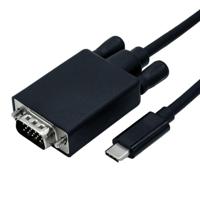 ROLINE USB type C - VGA adapterkabel, M/M, 1 m - thumbnail