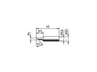 Ersa 0832NDLF Soldeerpunt Schuin Grootte soldeerpunt 4 mm Inhoud: 1 stuk(s) - thumbnail
