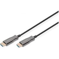 Digitus AK-330125-200-S HDMI-kabel HDMI / Glasvezel Aansluitkabel HDMI-A-stekker, HDMI-A-stekker 20.00 m Zwart 4K UHD - thumbnail