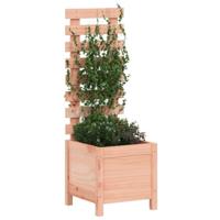 Plantenbak met rek 39x39,5x114 cm massief douglashout - thumbnail
