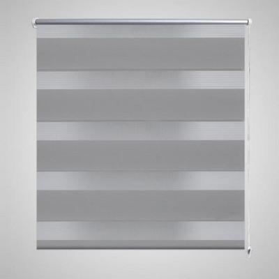 VidaXL Duo rolgordijn 80x150cm grijs