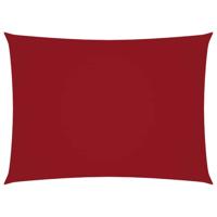 Zonnescherm rechthoekig 3,5x5 m oxford stof rood - thumbnail