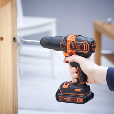 Schroevendraaier Black & Decker BDCHD18KB