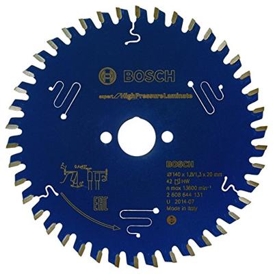 Bosch Professional Cirkelzaagblad EXPERT High Pressure Laminate | Ø 140 x 1,8 x 20mm 42T - 2608644131 Bosch Professional Cirkelzaagblad EXPERT High Pressure Laminate | Ø 140 x 1,8 x 20mm 42T - 2608644131