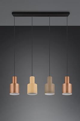 Trio Design hanglampAgudo 4-lichts - 319400417