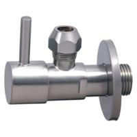 Hoekstopkraan BWS Yakarta 1/2 x 3/8 Of Knel 10 mm Geborsteld Staal - thumbnail