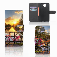 Wiko Wim Flip Cover Amsterdamse Grachten - thumbnail