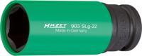 HAZET Krachtdopsleutel 903SLG-22 · 1/2 inch (12,5 mm) vierkant hol · Buiten-zeskant-tractieprofiel · SW 22 mm - thumbnail