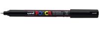 Uni POSCA paintmarker PC-1MR, 0,7 mm, zwart - thumbnail