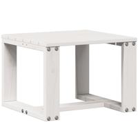3-delige Loungeset massief grenenhout wit - thumbnail