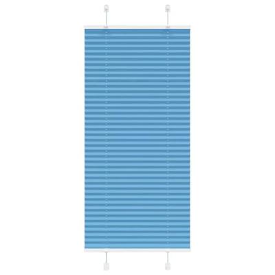 Pliss rolgordijn 55x150 cm stofbreedte 54,4 cm polyester blauw