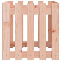 VidaXL Plantenbak met hekontwerp 50x50x50 cm massief douglashout - thumbnail
