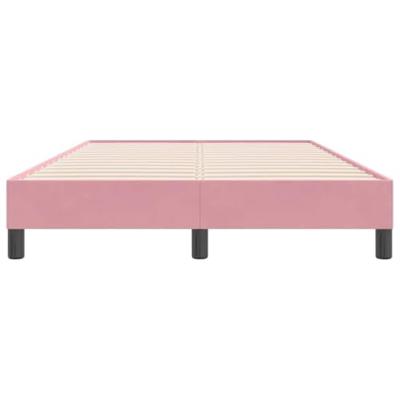 Bedframe zonder matras 120x220 cm fluweel roze