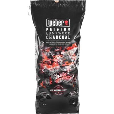 Weber premium lumpwood houtskool 10 kg Weber premium lumpwood houtskool 10 kg