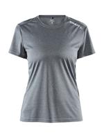Craft 1907362 Rush Ss Tee W - Dark Grey Melange - S - thumbnail