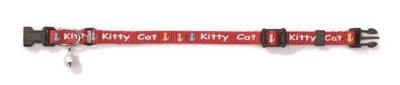 Beeztees Kitty Cat - Kittenhalsband - Rood - 23x0,8x0,2 cm Beeztees Kitty Cat - Kittenhalsband - Rood - 23x0,8x0,2 cm
