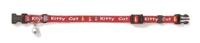 Beeztees Kitty Cat - Kittenhalsband - Rood - 23x0,8x0,2 cm - thumbnail