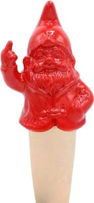 Stoobz Design Waterdruppelaar f*ck you kabouter rood
