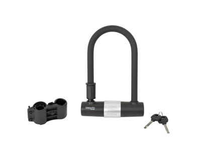 Dresco u slot 18 x 26 cm RVS/polyester zwart/zilver 4 delig