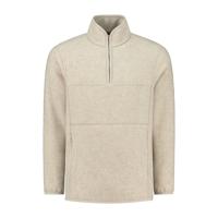 Blue loop Mackinaw Half Zip Sweater Trui Heren Beige S - thumbnail