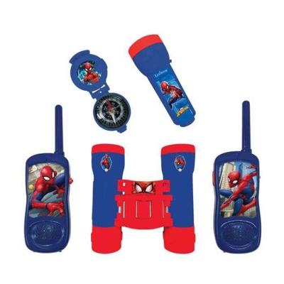 SPIDER-MAN - Adventurer's kit - Walkie-Talkie 120m bereik, verrekijker, zaklamp en kompas