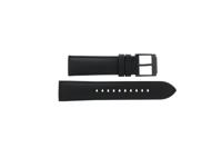 Horlogeband Michael Kors MKT4025 Leder Zwart 22mm - thumbnail