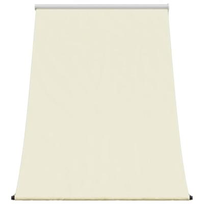 VidaXL Luifel uittrekbaar 150x150 cm stof en staal crèmekleurig - thumbnail