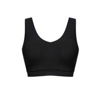 Bralette top met vulling - Soft Stretch - Padded top - Bralette / BH Top naadloos dames - Rood - zwart - Huidskleur - M - M - M - M - M - M - M - thumbnail