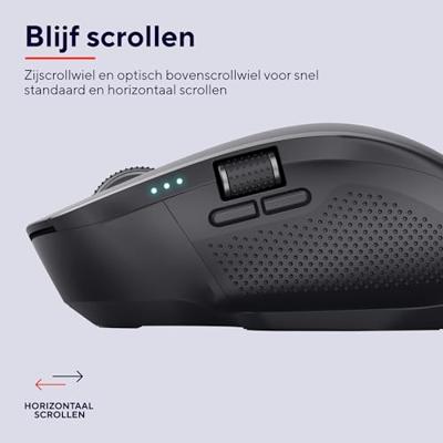 Trust Ozaa+ Multi-connect Draadloze Muis Muis Zwart - thumbnail