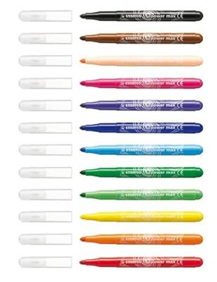 STABILO Power Max viltstift Bold Meerkleurig 12 stuk(s)