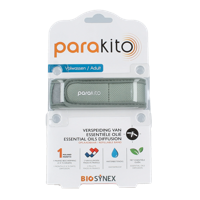 Parakito Anti mug armband volwassenen kaki 1 Stuks - thumbnail