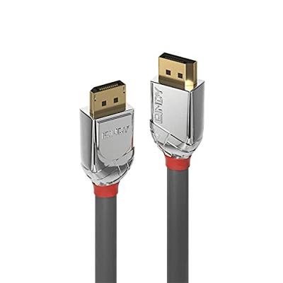 LINDY 36302 DisplayPort-kabel DisplayPort Aansluitkabel DisplayPort-stekker, DisplayPort-stekker 2.00 m Zilver - thumbnail