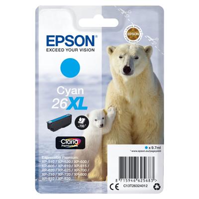Epson Inktcartridge 26XL Origineel Cyaan C 13 T 26324012