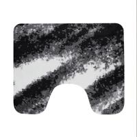 Fréjus Toiletmat 60x50cm zwart - thumbnail