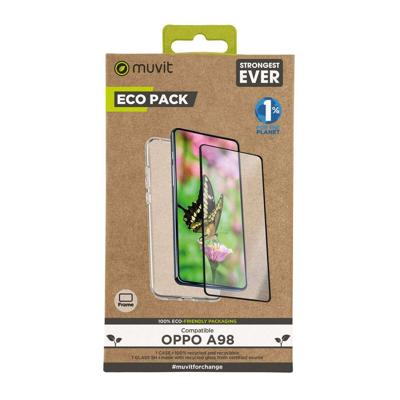 Mobielhoesje en -beschermer Muvit for Change Oppo A98 Zwart Oppo A98 Mobielhoesje en -beschermer Muvit for Change Oppo A98 Zwart Oppo A98