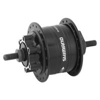 SHIMANO naafdynamo "dh-3d32" shim.hub dyn.dh3d32 36h sol.axle 6v/3w bl.e2 - thumbnail
