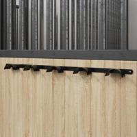 Hoofdstelhouder voor 5 hoofdstellen ijzer zwart - thumbnail