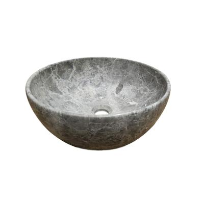 Waskom Sanilux Wander Marmer Rond Tundra Grey Waskom Sanilux Wander Marmer Rond Tundra Grey