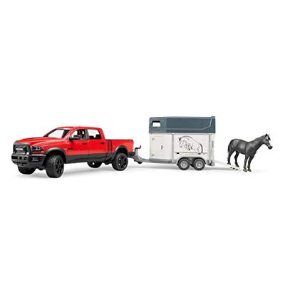 Bruder Dodge Ram 2500 Power Wagon met paardentrailer